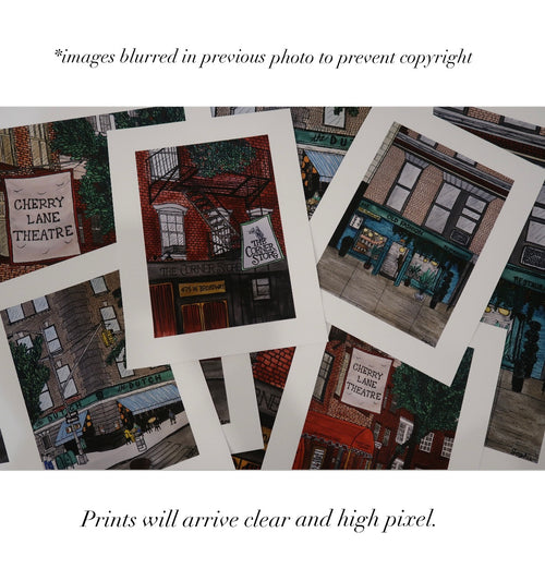 Cherry Lane Theatre Print - 5 x 7”