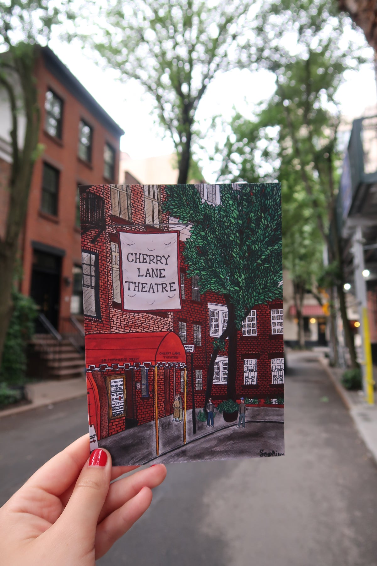 Cherry Lane Theatre Print - 5 x 7”
