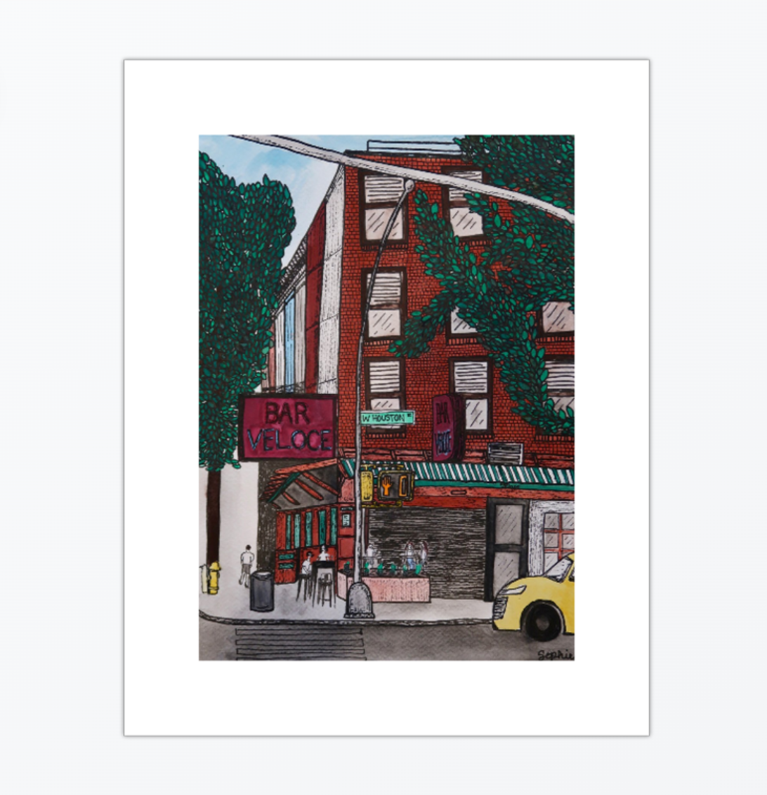 Bar Veloce Print - 5 x 7"