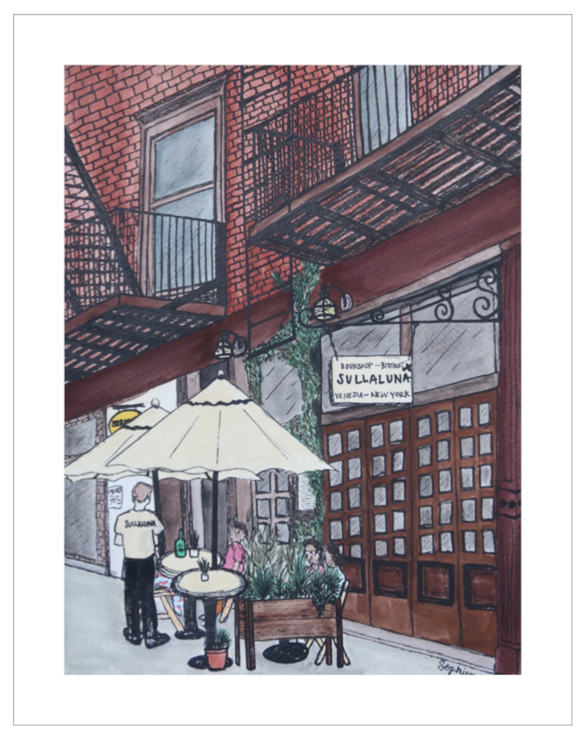 Sullaluna NYC Print - 9" x 12"