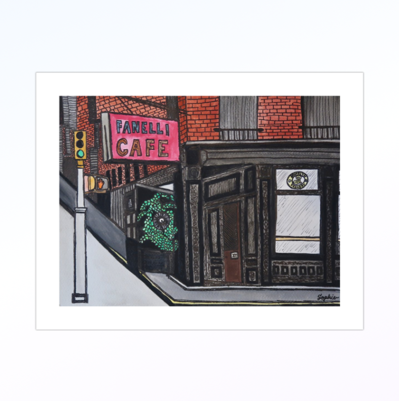 Fanelli Cafe Print - 12 x 9"