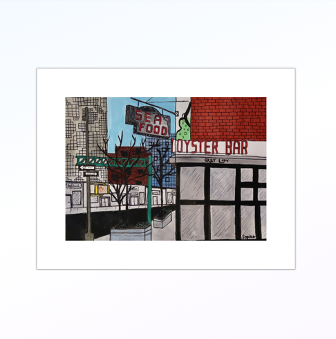 Grey Lady NYC Print - 7 x 5"